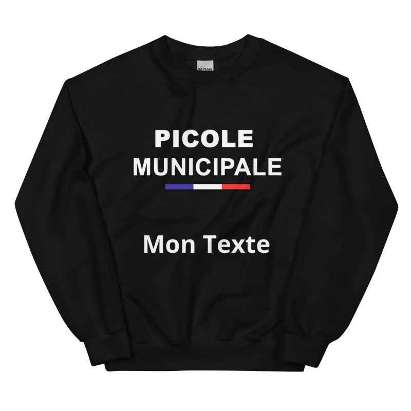 unisex crew neck sweatshirt black front 62a380e14b454