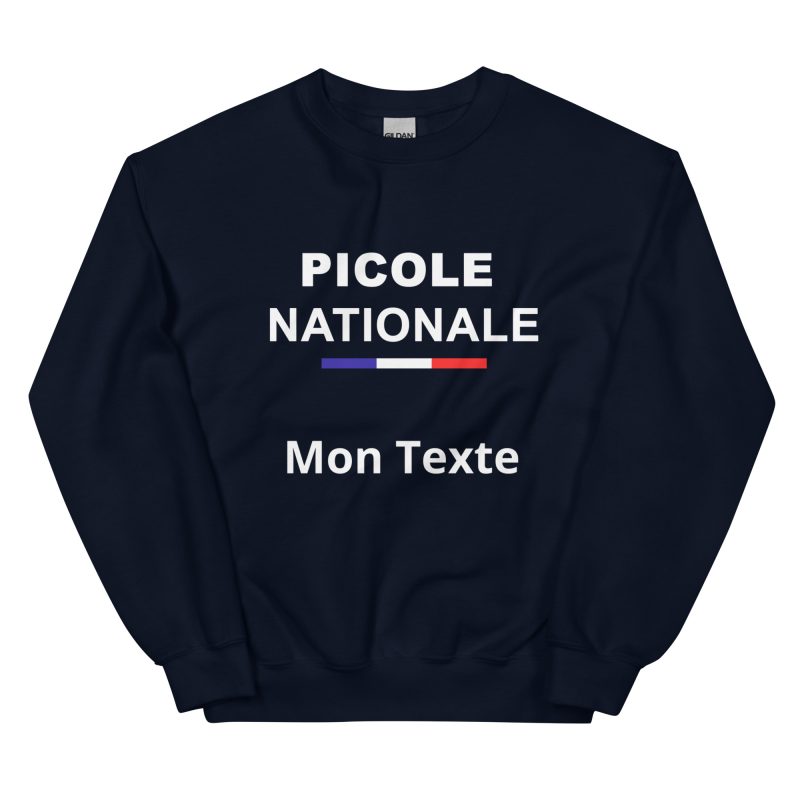 unisex crew neck sweatshirt navy front 62a3805a31163