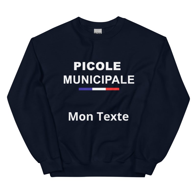 unisex crew neck sweatshirt navy front 62a380e14a9aa