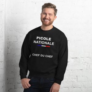 unisex crew neck sweatshirt black front 639b64696910f
