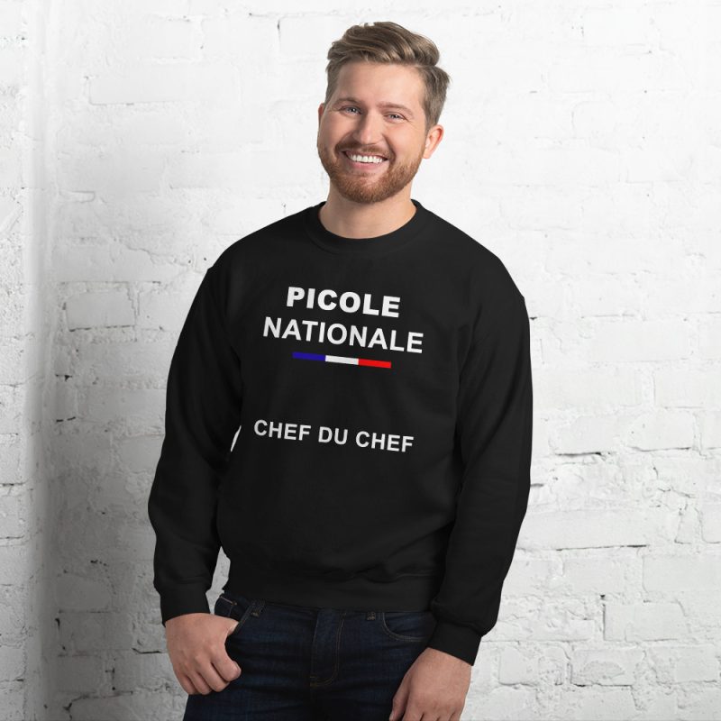 unisex crew neck sweatshirt black front 639b64696910f