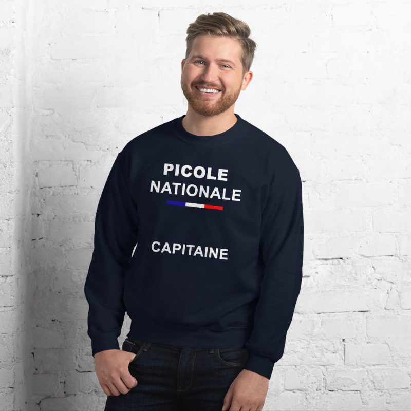 unisex crew neck sweatshirt navy front 639b63fa8e548