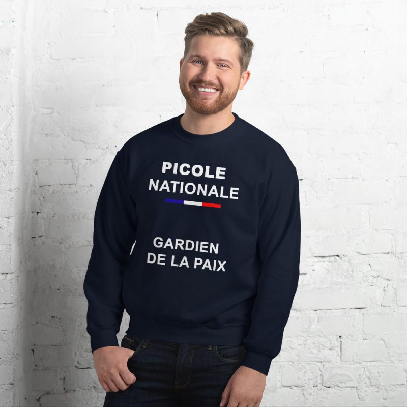 unisex crew neck sweatshirt navy front 639b65ed2fe50