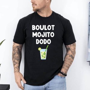t shirt boulot mojito dodo noir