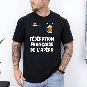 t shirt federation francaise de lapero noir