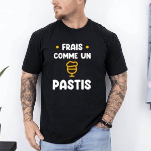 t shirt frais comme un pastis noir