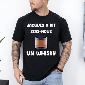 t shirt jack a dit sers nous un whisky noir