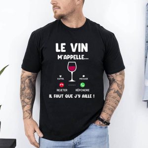 t shirt le vin mappelle noir
