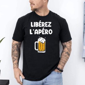 t shirt liberez lapero noir