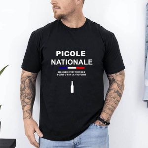 t shirt manger cest tricher boire cest la victoire biere avant noir