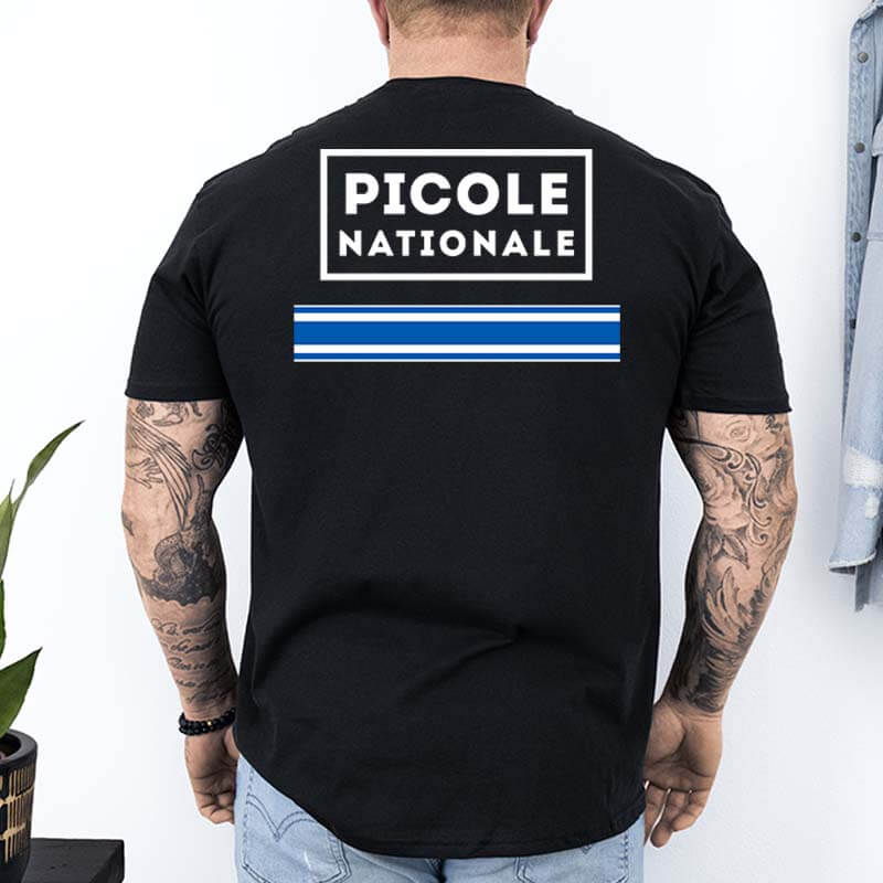 t shirt picole nationale arriere noir 800 800