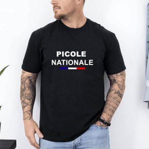 t shirt picole nationale avant noir
