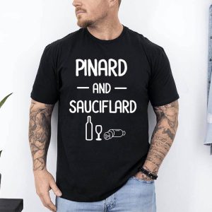 t shirt pinard and sauciflard noir