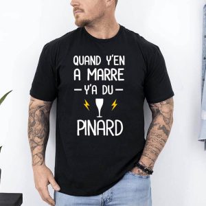 t shirt quand y en a marre y a du pinard noir