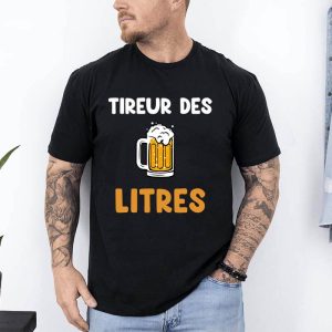 t shirt tireur des litres noir