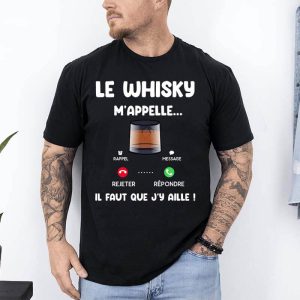 t shirt whisky mappelle noir