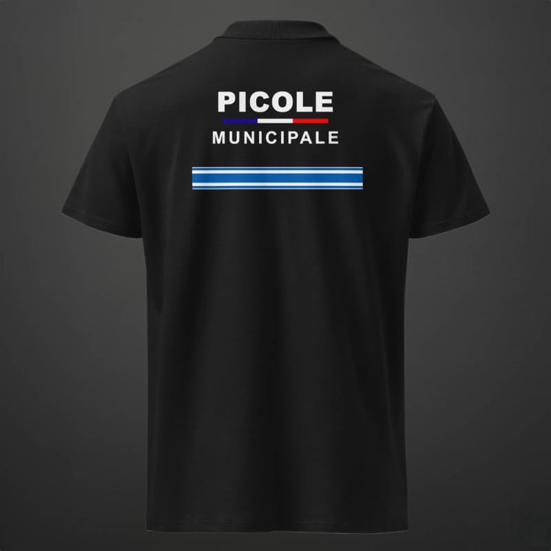 polo picole municipale arriere noir polo picole municipale arriere noir