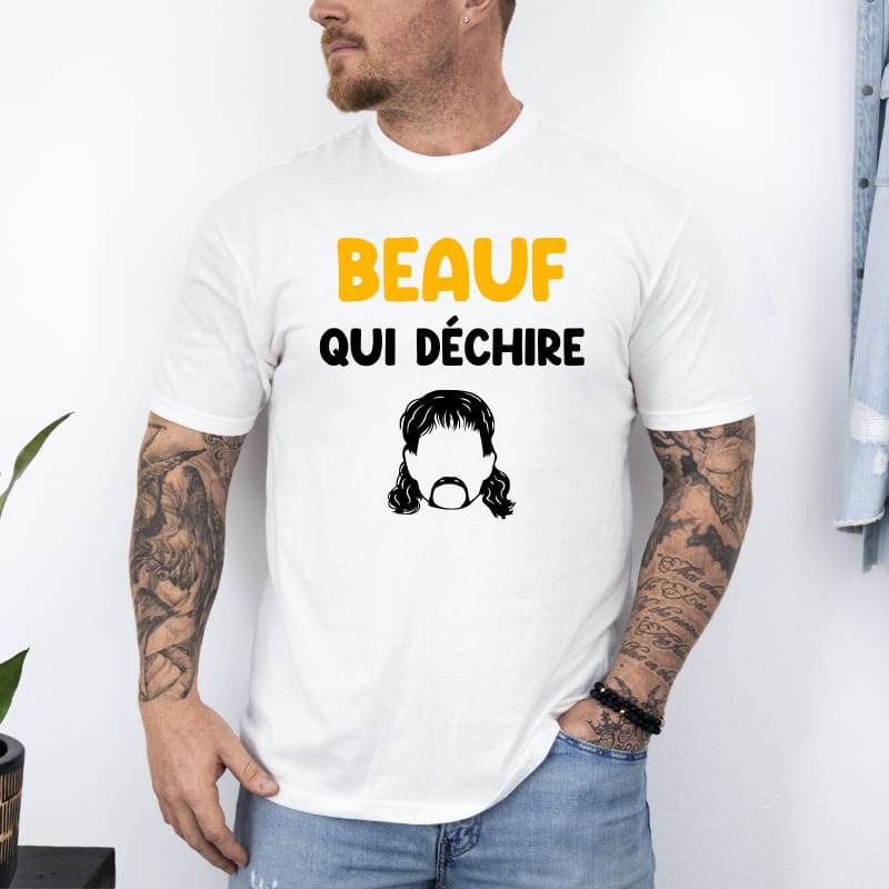 T-shirt beauf qui déchire
