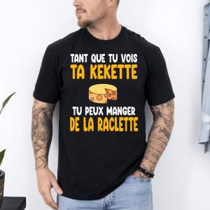 T-shirt beauf raclette fromage