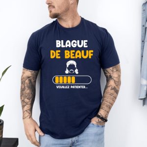 T-shirt blague de beauf en cours