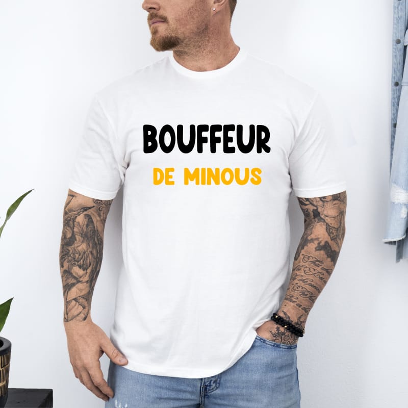 T-shirt bouffeur de minous beauf