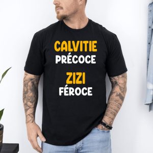 T-shirt chauve calvitie précoce zizi féroce