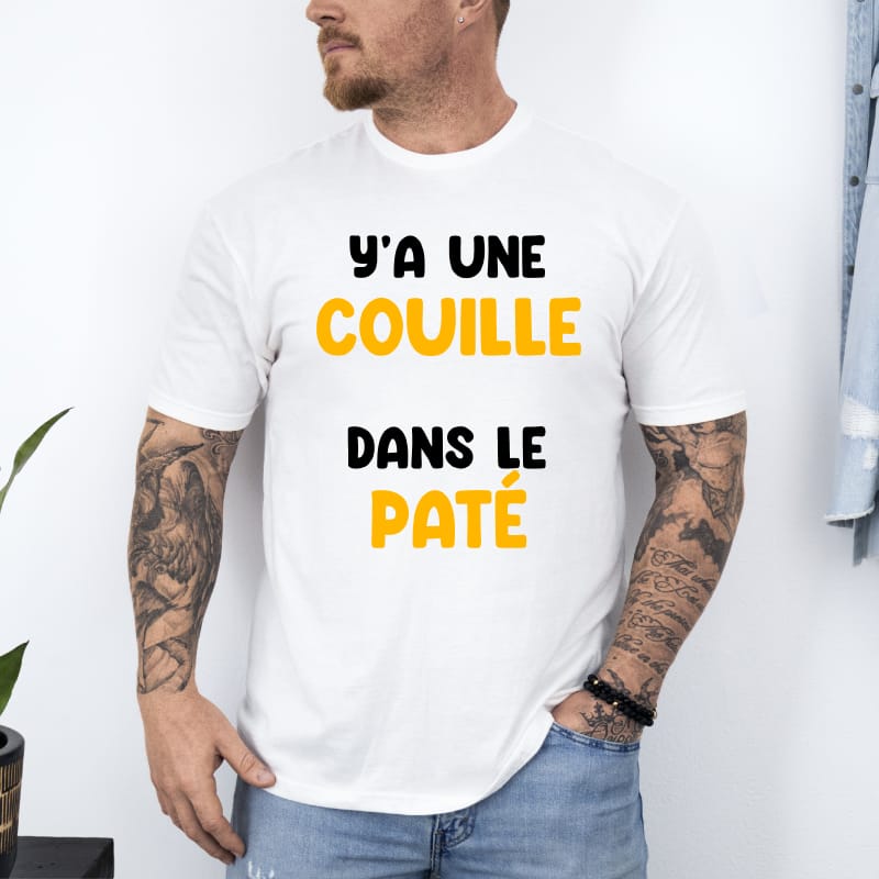 T-shirt couille dans le paté beauf