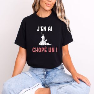 T shirt evjf mariee jen ai chope un noir