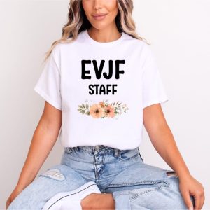 T shirt evjf staff blanc
