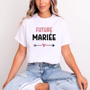 T shirt future mariee blanc