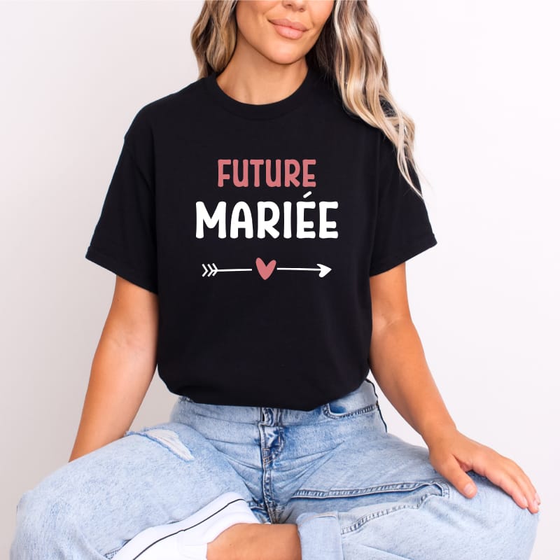 T shirt future mariee noir