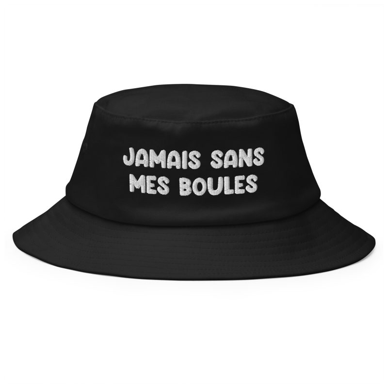 Bob jamais sans mes boules noir
