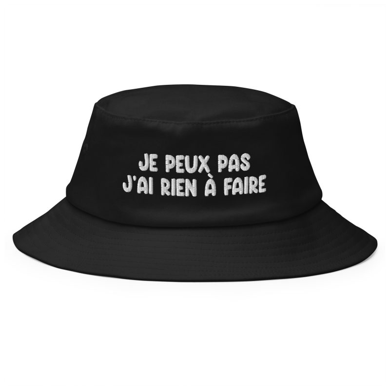 Bob je peux pas j'ai rien à faire noir