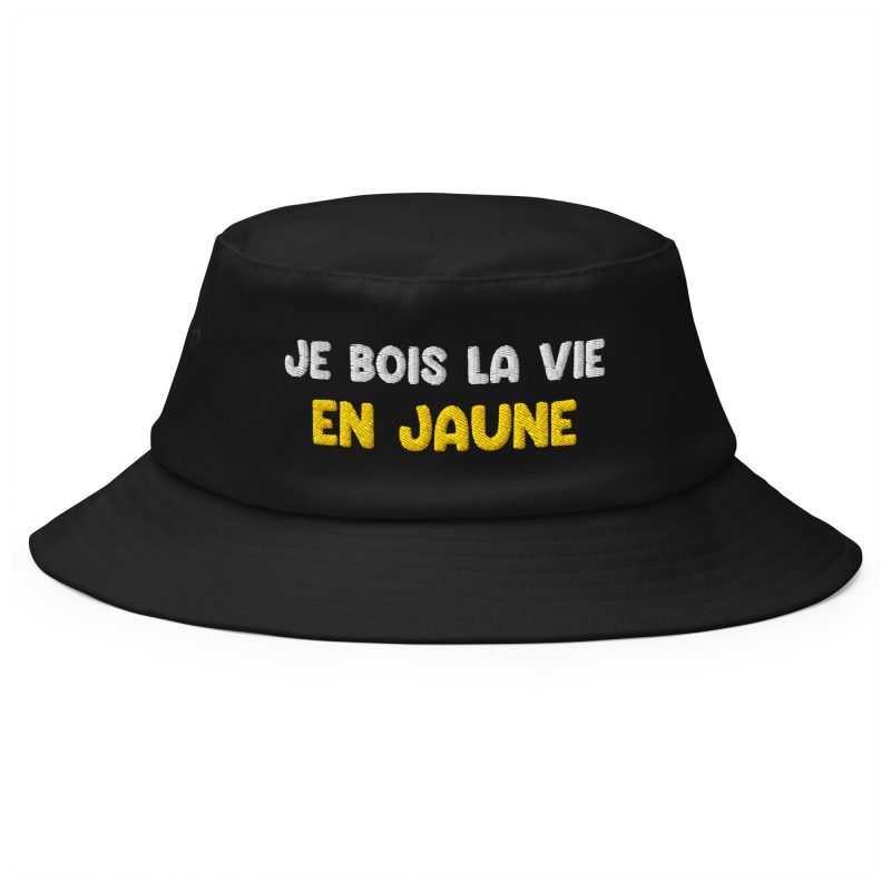 Bob je bois la vie en jaune noir