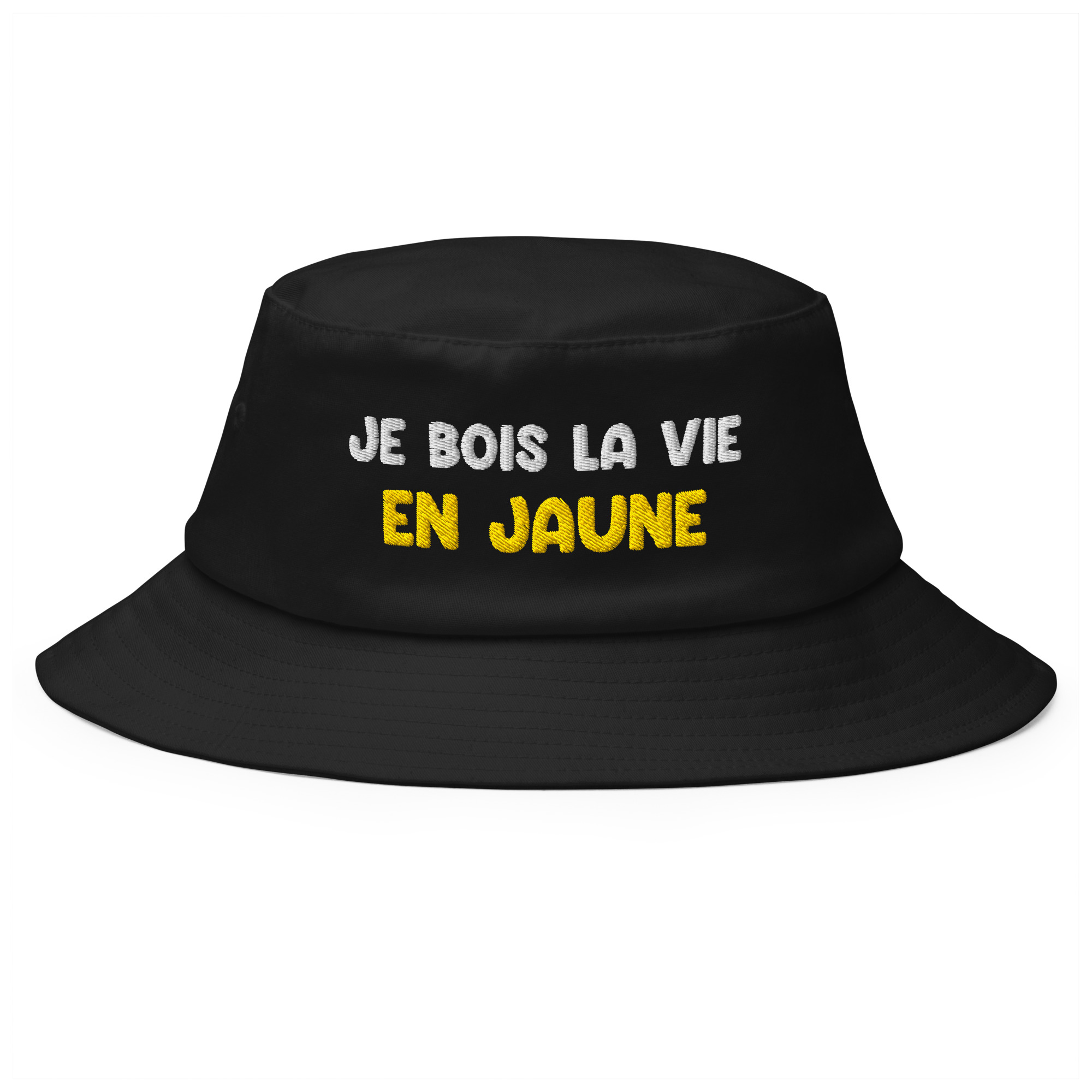 Bob je bois la vie en jaune noir