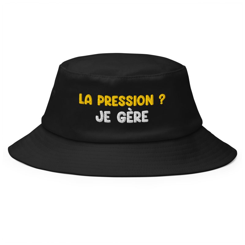 Bob la pression je gère noir