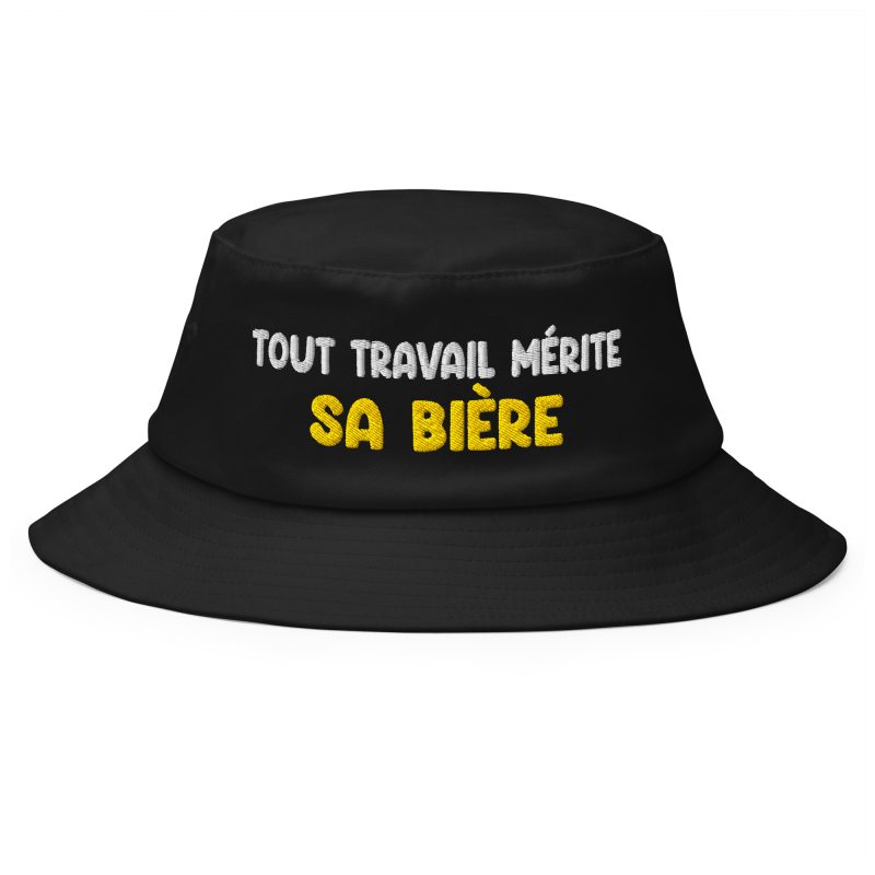 Bob tout travail mérite sa bière noir