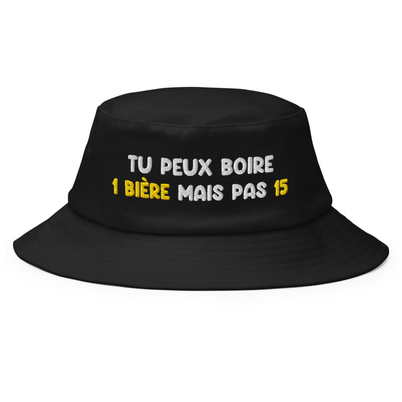 Bob tu peux boire 1 bière mais pas 15 noir
