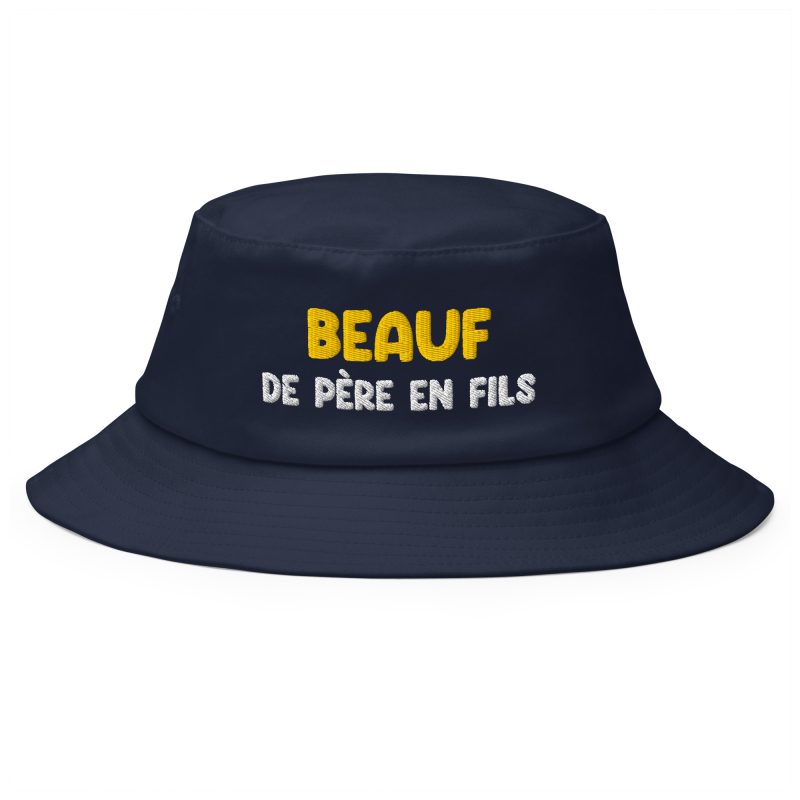Bob beauf de père en fils bleu marine