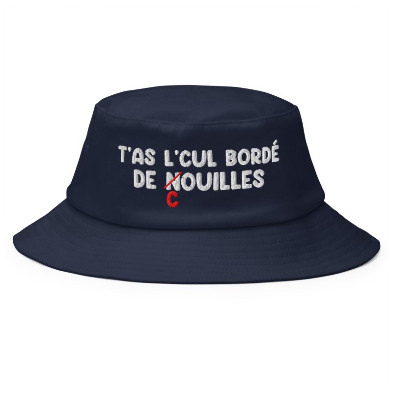 Bob cul bordé de couilles bleu marine