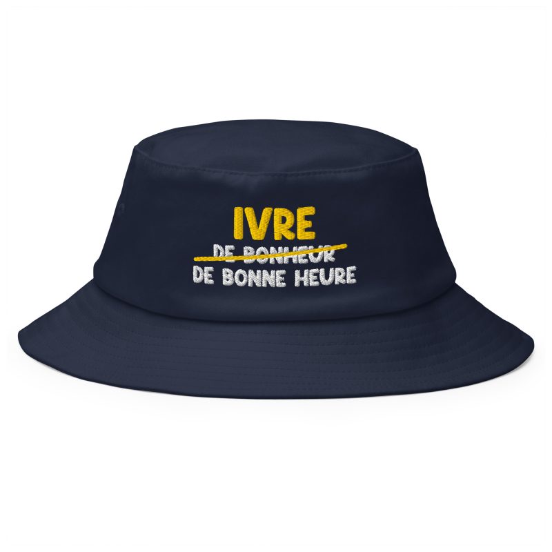 Bob ivre de bonne heure bleu marine