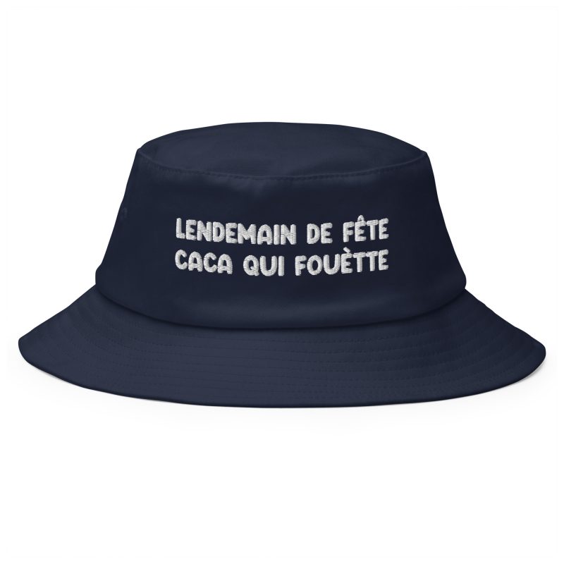 Bob lendemain fête caca fouètte bleu marine