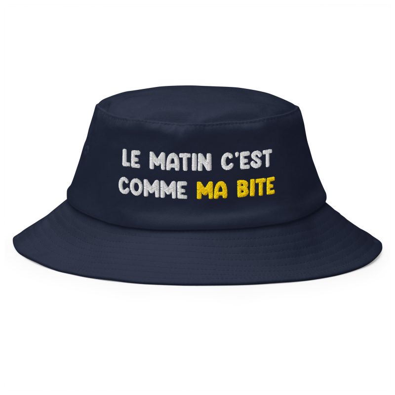 Bob matin dure comme ma bite bleu marine