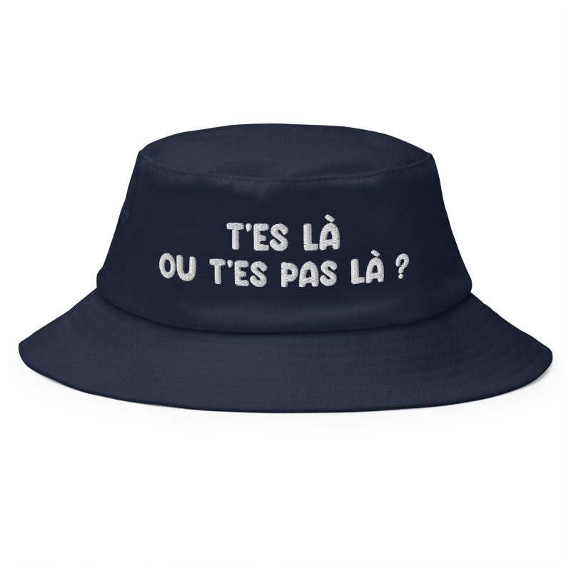 Bob t'es là ou t'es pas là bleu marine