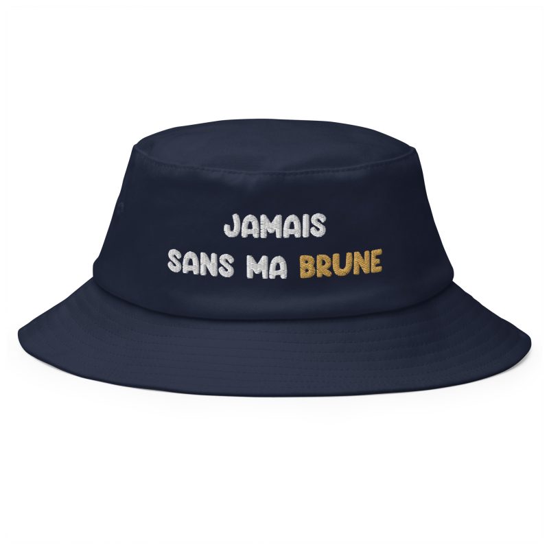 Bob jamais sans ma brune bleu marine