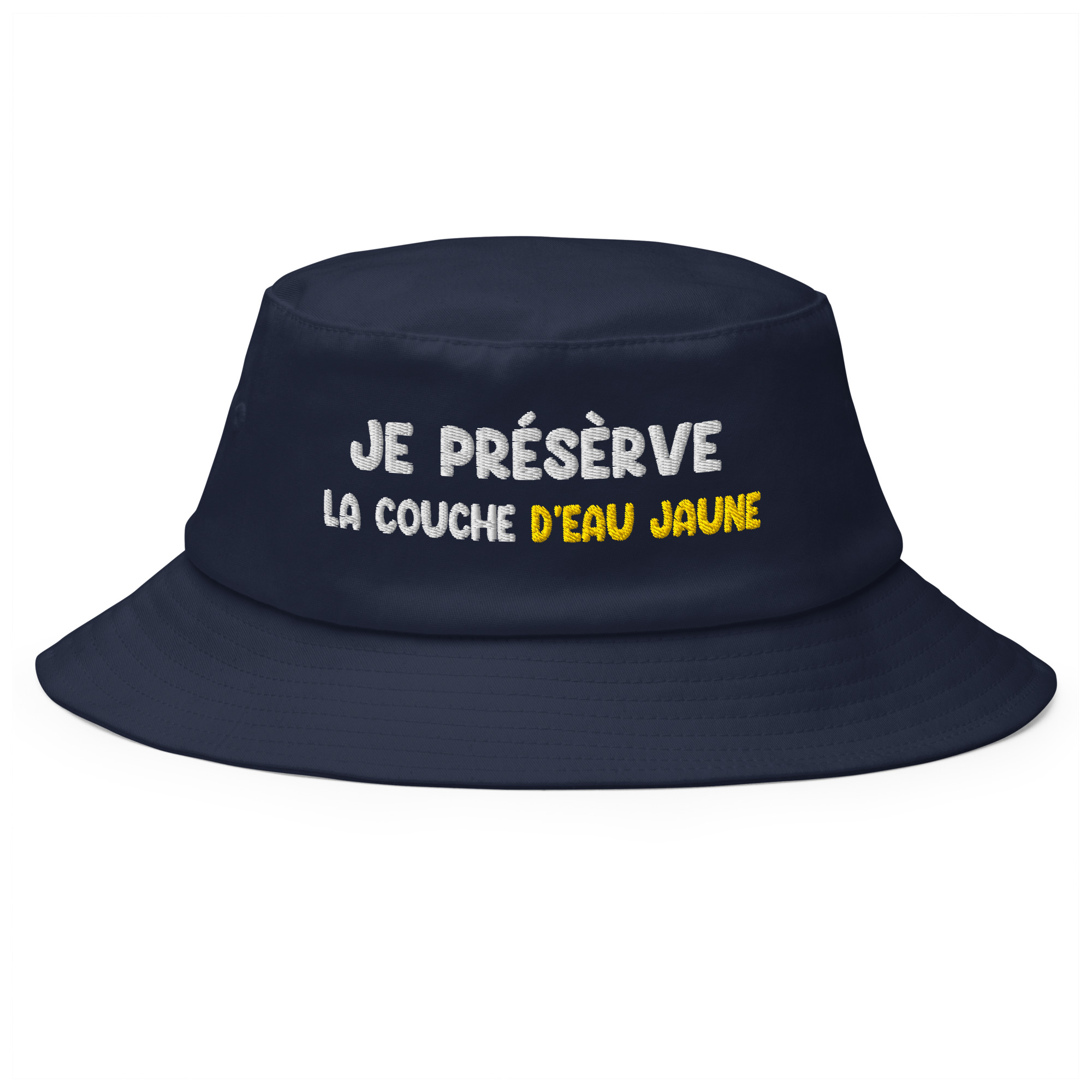 Bob je préserve la couche d'eau jaune bleu marine