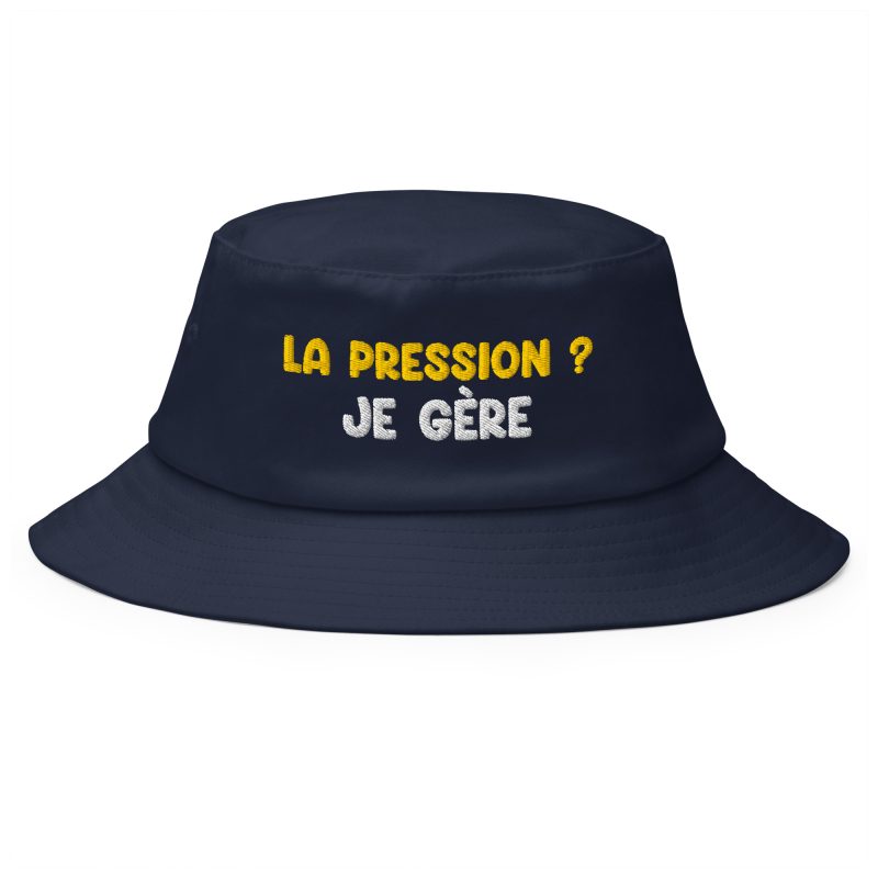 Bob la pression je gère bleu marine