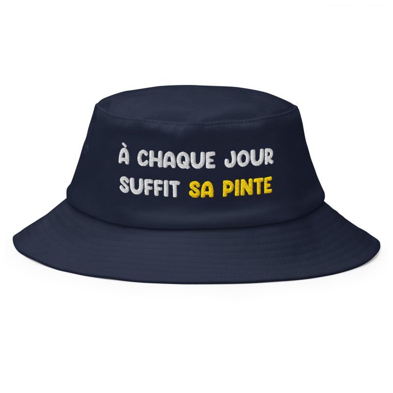 Bob à chaque jour suffit sa pinte bleu marine Bob à chaque jour suffit sa pinte bleu marine