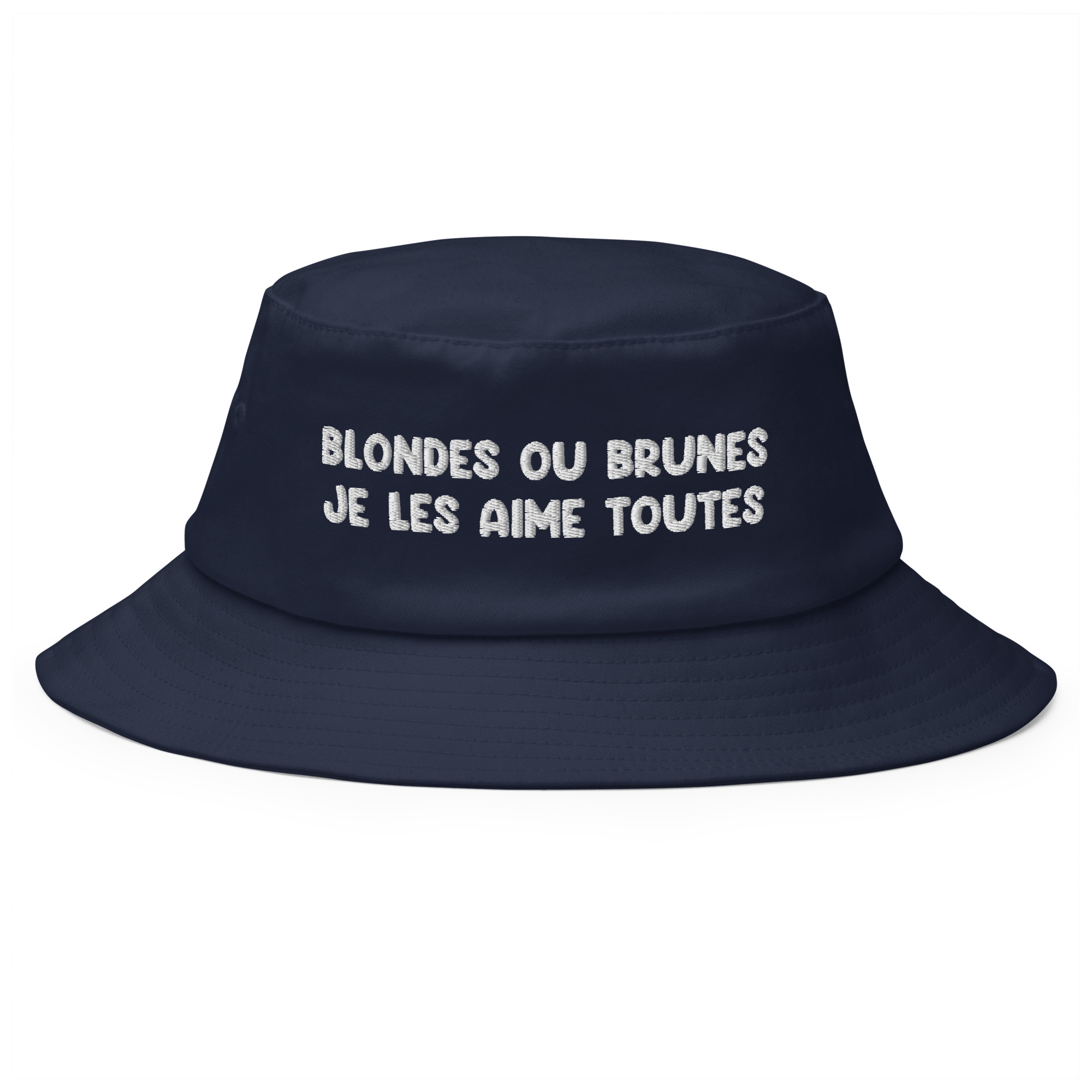 Bob blondes ou brunes je les aime toutes bleu marine
