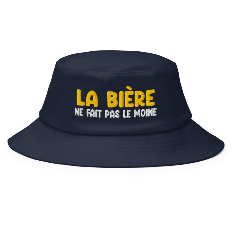 Bob la bière ne fait pas le moine bleu marine Bob la bière ne fait pas le moine bleu marine